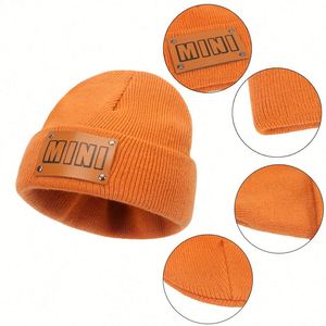 Gorros para niños, gorro de moda para bebé, gorro de invierno para exteriores, unisex, para niños pequeños, niñas y niños, primavera, otoño e invierno - Product Image 3