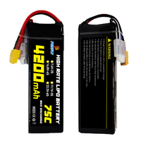 PONFLY haute capacité 3S 4200mAh 75C 11.1V 14.8V 22.2V Drone LiPo batterie pour RC voiture modèle avion Drone 4200mAh