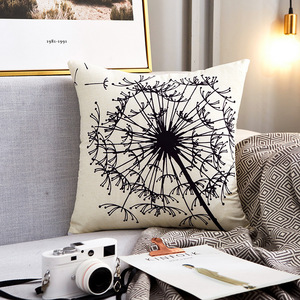 Nordic style peach skin velvet <b>throw</b> pillowcase for bed, sofa, car backrest, office, lumbar support. - Product Image 3