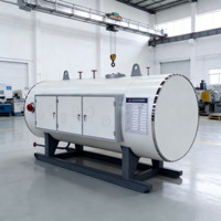 Chaudière à vapeur électrique industrielle de grande taille, machine de chauffage électrique horizontale pour l'usine de stérilisation et de traitement profond des aliments