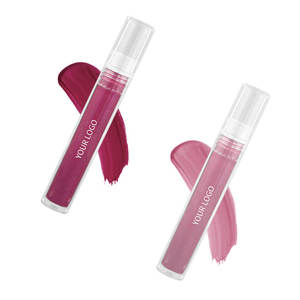 New Arrival nhãn hiệu riêng rõ ràng Vegan bán buôn Lipgloss lâu dài màu hồng Glossy <span class=keywords><strong>Lip</strong></span> Gloss - Product Image 4