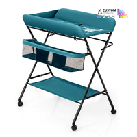 Table à langer portable pliable personnalisable, table de soin pour bébé, lit de bain multifonctionnel pliable, table tactile pour bébé
