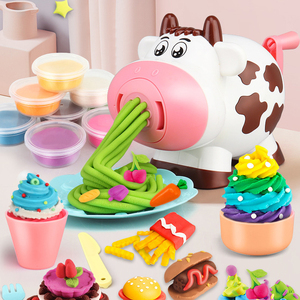 1 ensemble de jouets en pâte à modeler colorée en forme de vache, pâte à modeler DIY pour enfants - Product Image 2