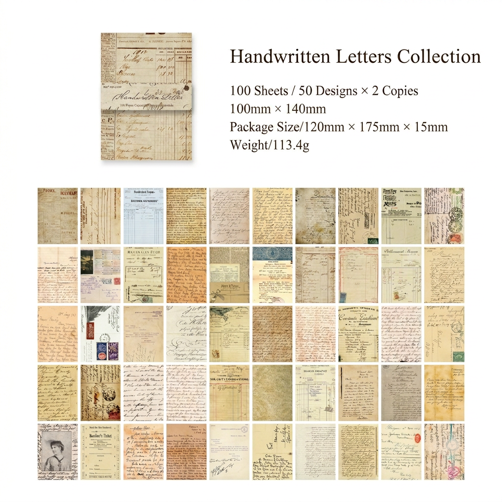 collection de lettres manuscrites