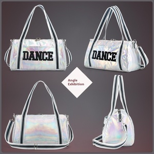 Bolsa de baile cruzada personalizada de gran capacidad <span class=keywords><strong>para</strong></span> niñas, Ropa de baile escolar de entrenamiento deportivo <span class=keywords><strong>para</strong></span> niños, bolsas de baile de Ballet <span class=keywords><strong>para</strong></span> niños - Product Image 2