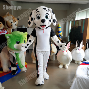 Shengye, fabricant chinois, créez votre propre mascotte de <span class=keywords><strong>chien</strong></span> <span class=keywords><strong>Dalmatien</strong></span> <span class=keywords><strong>pour</strong></span> la publicité, costume de dessin animé d'animal adulte personnalisé de 1,7/2 m de haut - Product Image 1