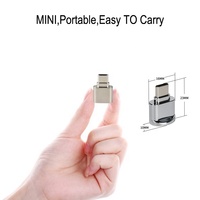 Lot de 3.0 coques en alliage de Zinc, mini usb type c, adaptateur OTG, micro USB, lecteur de cartes SD/TF, pour Macbook pour téléphone portable