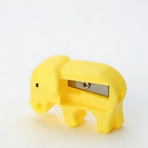 Taille-crayon manuel en plastique coloré à trou unique pour enfants, en forme d'éléphant, pour la papeterie scolaire, vente en gros 2026 - Product Image 3