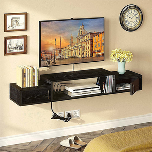 Modernes Wohnzimmer <span class=keywords><strong>TV</strong></span>-Schrank Holz Tischst änder Black Panel Möbel für Schlafzimmer Krankenhaus Lager Anwendung - Product Image 2