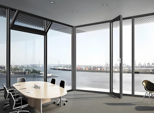 Porte en verre insonorisée en alliage d'aluminium moderne pour hôtel et villa, isolation thermique, économie d'énergie, <span class=keywords><strong>quincaillerie</strong></span> <span class=keywords><strong>ROTO</strong></span> Allemagne - Product Image 6