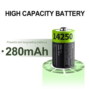 Batería Recargable de Litio IILEER de Buena Calidad, 1036mWh 14250, 3.7V 280mAh, 1200 Ciclos, con Puerto Tipo C para Linterna - Product Image 3