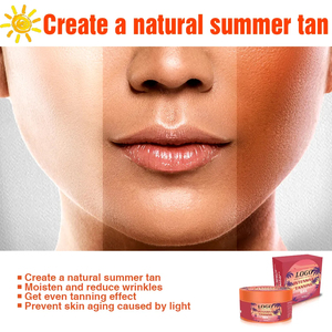 Gel de bronzage intensif au beurre bronzé instantané bio et végétalien Baume accélérateur autobronzant Crème de bronzage Marque privée Peau foncée - Product Image 5