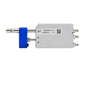 Cylindre pneumatique compact et fin en aluminium avec glissière linéaire guidée pour machines d'automatisation de précision