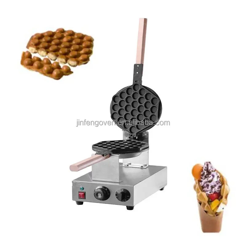 Ucuz aperatif makinesi elektrikli döner yumurta kabarcık Waffle makinesi ticari yumurta waffle makinesi