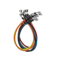 QDGY Nouveau Tuyau de Frein en Acier Inoxydable pour Moto et VTT, Côté Droit, Remplacement pour Modèles Cruiser, Touring, Tout-terrain, Routiers, 30-220cm