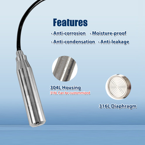 جهاز استشعار مستوى المياه الغاطسة الهيدروستاتيكي HCCK، أدوات قياس المستوى بنطاق قياس من 0.5 متر إلى 350 متر - Product Image 4