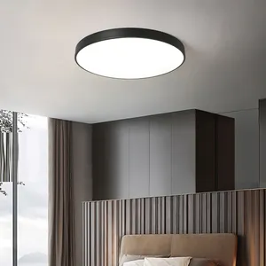 Trần đèn trắng ánh sáng tự nhiên Đèn kim loại vàng thiết kế hiện đại Chandelier phòng ngủ trang trí Acrylic LED trần ánh sáng