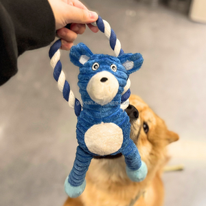 Juguetes de Peluche para Perros con Diseño de Animales, Juguete Interactivo de Cuerda para Jugar al Tira y Afloja - Product Image 6