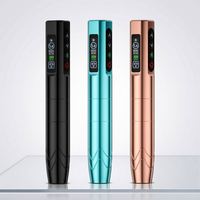 Stylo de tatouage sans fil rechargeable à moteur sans balais, vitesse réglable 5000-12000 tr/min, affichage numérique LED, permanent