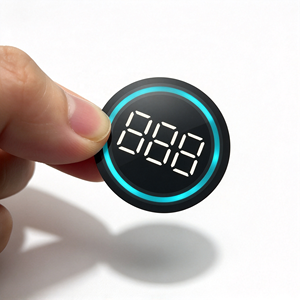 แผ่นฟิล์มกันรอยแบบสัมผัสสีสำหรับเครื่องกระจายกลิ่นสัตว์เลี้ยงแบบกำหนดเอง OEM แผงสวิตช์เมมเบรน สติ๊กเกอร์ติดอุปกรณ์อัจฉริยะ ฉลากกาวพิมพ์ลาย - Product Image 6