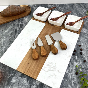 Ensemble de couteaux <span class=keywords><strong>à</strong></span> fromage <span class=keywords><strong>planche</strong></span> <span class=keywords><strong>à</strong></span> découper en bois d'acacia <span class=keywords><strong>planche</strong></span> <span class=keywords><strong>à</strong></span> <span class=keywords><strong>pain</strong></span> en bois marbre fromage beurre <span class=keywords><strong>couteau</strong></span> et fourchette <span class=keywords><strong>planche</strong></span> <span class=keywords><strong>à</strong></span> découper - Product Image 2