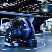 Simulador de Cabina de Mando VR con Rotación de 720 Grados, Juego 9D, Joystick, Simulador Educativo de Transbordador Espacial