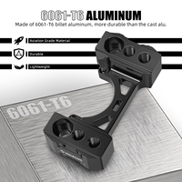 NICECNC Kit de rehausseurs de guidon en aluminium de 1 pouce pour Husqvarna NORDEN 901 2022-2023