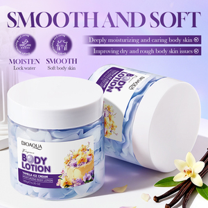 Loción Corporal Humectante con Aroma a Helado de Vainilla <span class=keywords><strong>BIOAQUA</strong></span>, Crema Corporal Nutritiva de Hidratación Profunda para Piel Seca, Uso en Otoño e Invierno - Product Image 3