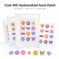 Patch Hydrocolloïde Personnalisé pour l'Acné du Visage – Couvre les Imperfections Respirant avec des Ingrédients Actifs, Absorbe l'Excès de Sébum, Réduit les Rougeurs