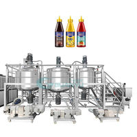 Mélangeur homogénéisateur sous vide en acier inoxydable 2000L - Machine à fabriquer la mayonnaise et la crème / Équipement de ligne de production de détergent liquide