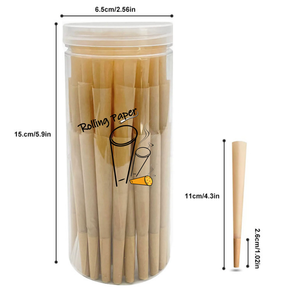 Factory wholesale canned 109MM king size conical <b>paper</b> tape M filter disposable slow burning easy to fill smoking <b>paper</b> - Product Image 4