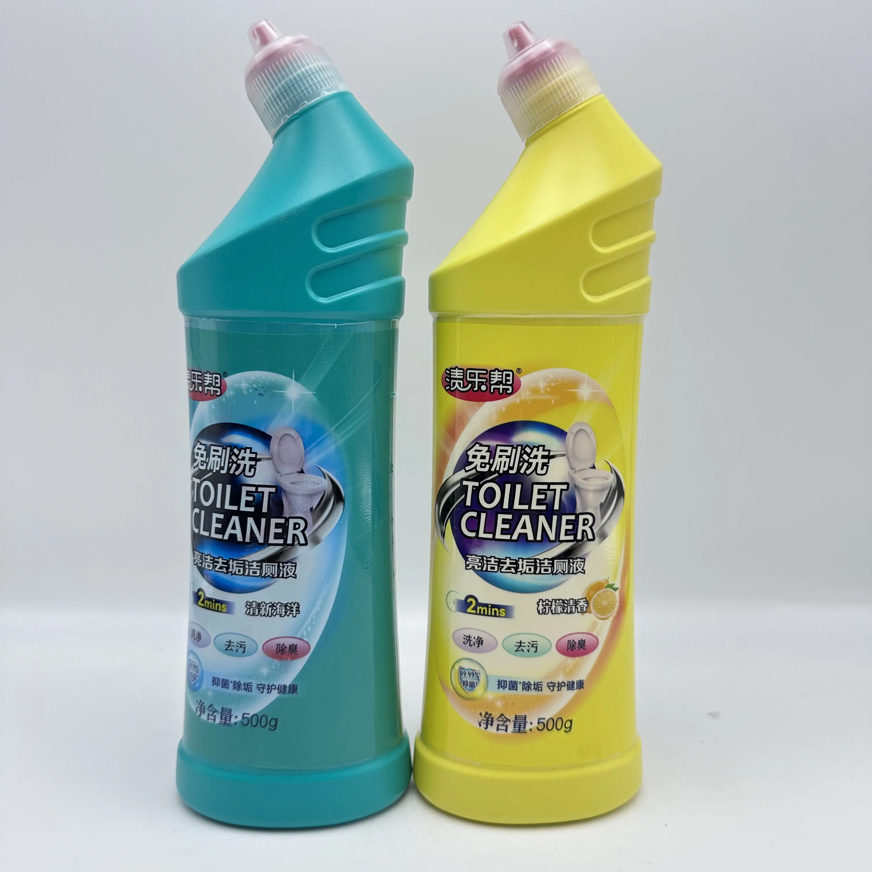The manufacturer wholesales customized 500g antibacterial, stain, deodorant, and deodorized toilet bowl cleaner