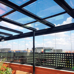 Paneles de Vidrio Aislante Templado de Doble Vidrio de 5+5 mm y 10 mm, Marco de Aluminio, Techo Retráctil Automático - Product Image 3