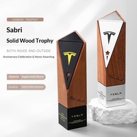 Trophée haut de gamme en bois de hêtre personnalisable – Récompenses créatives pour Employés Exceptionnels, Gala de Fin d'Année, Événements de Team Building, Reconnaissance
