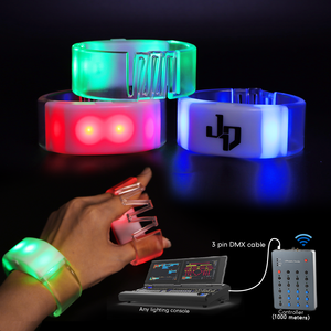 Feestartikelen Led Up Lichtgevende Armband Tpu Band Led Glow Siliconen Polsband Voor Evenement - Product Image 2