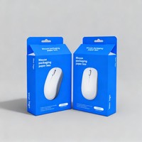 Emballage de vente au détail en carton personnalisé pour accessoires électroniques grand public, boîte à suspendre pour souris sans fil, étui de téléphone, accessoires