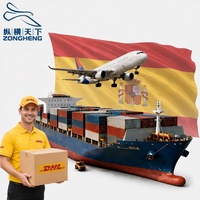 Agent d'expédition porte-à-porte DDU DDP, service de transport multimodal maritime et aérien DDP vers l'Espagne, transitaire express