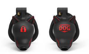 Cosplay cincin kesucian kepala anjing cinta cincin Penis kesucian cincin - Product Image 3