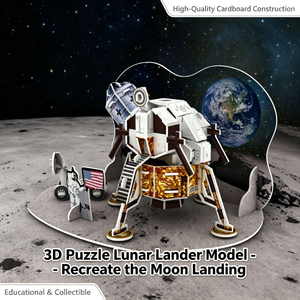Lucky Toys - Serie Aeroespacial, Rompecabezas 3D, Modelo de Papel Espumado, Módulo <span class=keywords><strong>Lunar</strong></span> Apolo, Juguetes Educativos - Product Image 2