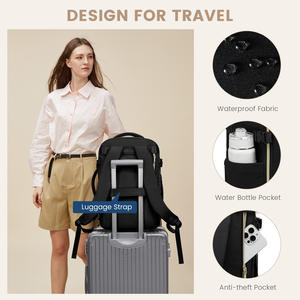 LOVEVOOK 40L <span class=keywords><strong>Bolsa</strong></span> <span class=keywords><strong>de</strong></span> viaje <span class=keywords><strong>de</strong></span> lujo Impermeable 17in Vuelo Mochila para computadora portátil con organizador <span class=keywords><strong>de</strong></span> equipaje para Mujeres Hombres Viaje <span class=keywords><strong>de</strong></span> <span class=keywords><strong>trabajo</strong></span> <span class=keywords><strong>de</strong></span> vacaciones - Product Image 6