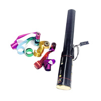 Haute Qualité Électrique Métallique Streamer Confetti Cannon 80cm 60cm Feuille Antidéflagrante Streamer Shooter