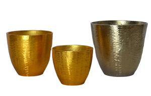 Premium Vintage único nuevo diseño aluminio chapado en oro moderno lujo gran oferta hogar boda decorativo antiguo floreros - Product Image 2