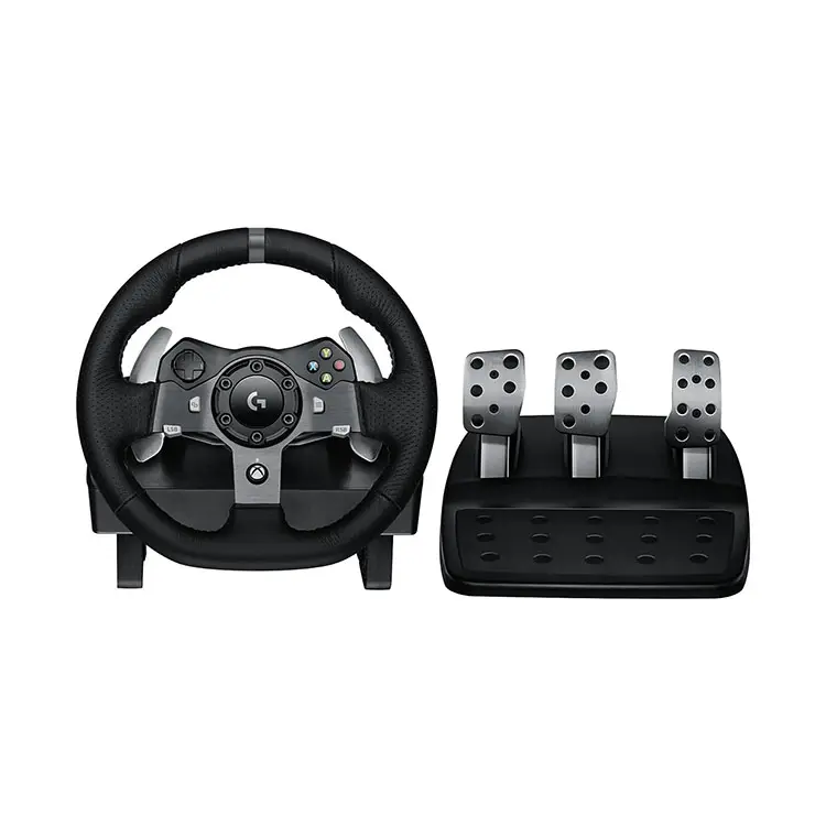 Simulador volante Hall bàn đạp dual-động cơ thông tin phản hồi lái xe lực lượng Racing Set Logitech G920 Racing chỉ đạo Wheel cho Xbox PC
