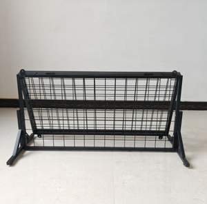 Customized Detachable Foldable Metal Gridwall Wire Mesh Supermarket Snack Display <strong>Rack</strong> - Product Image 4