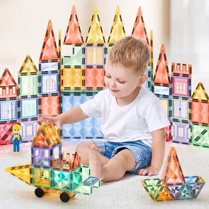 70pcs mattonelle magnetiche giocattolo stelo educativo piastrelle magnetiche giocattoli per bambini magnete Building Blocks Set di giocattoli