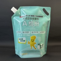 Impression personnalisée 500ml - 5L Sacs d'emballage pour savon liquide à lessive Sac de recharge pour liquide Contenants de shampoing Pochette debout avec bec verseur
