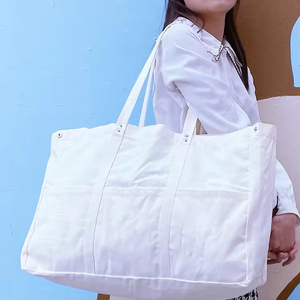 Bolsa de Compras de Lona Reciclada para Supermercados, con Logotipo Impreso Personalizado, Venta al por Mayor de Fábrica, para Alimentos y Verduras - Product Image 5