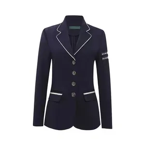 Alta Qualidade Four-Way Stretch Equitação Desempenho Jacket Competição Equestrian Coat