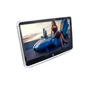 Monitor poggiatesta LCD a colori TFT da 10 pollici 1024x600 ingresso HD Monitor AV Radio Android per telecamera retrovisore lettore Audio per auto NO DVD