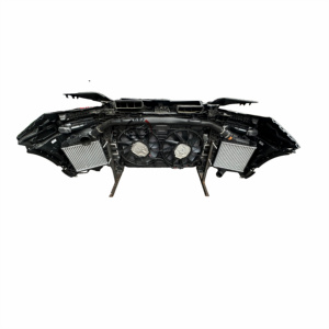 Pour <span class=keywords><strong>Cayenne</strong></span> 9Y0 2018-2023 – Ensemble de pare-chocs avant <span class=keywords><strong>d</strong></span>'occasion, style OEM, peinture noire, grille avec trous pour capteurs, fixation par vis, garantie 1 an - Product Image 6